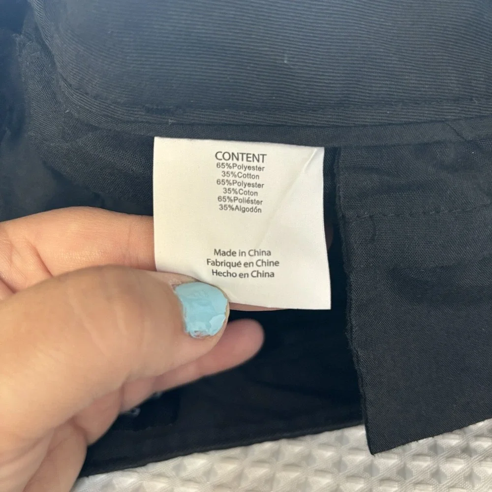O'Neill Relax‎ Fit Mens 40 Golf Athleisure Chino Flat Front Pockets Black Shorts